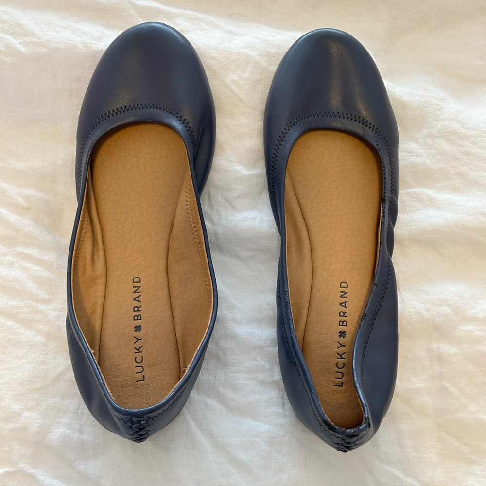 Lucky Brand Emmie Ballet Leather Flats